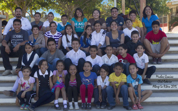 Students at La Ribera Alburgue (Hostel/dormitory) 